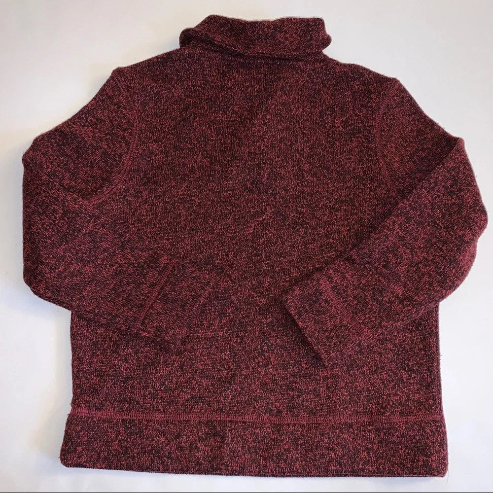 Old Navy Kids Heathered‎ Maroon Knit Sweater XS